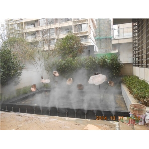 火車南站萬科人造霧
